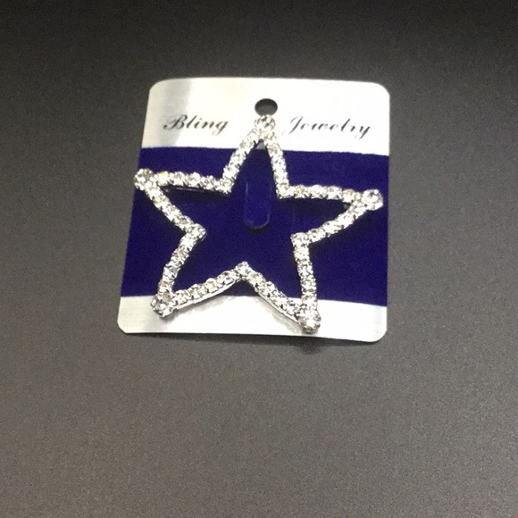 Super Star Rhinestone Brooch - Picture 2 of 3